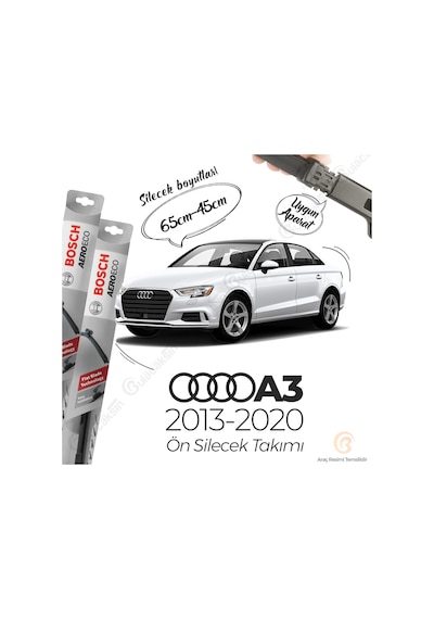 Audi A3 Muz Silecek Takımı 2013-2020 Bosch Aeroeco