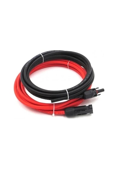 6 Mm Solar Kablo 20 Metre Mc4 Konnektörlü 10 10mt