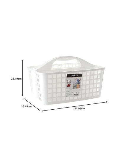 Reoona Büyük Boy Caddy 3 Bölmeli Deterjanlık Organizer & 311 X185x232 Mm G562 beyaz