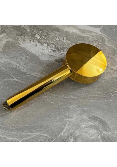 Gold Renkli Modern Duş Başlığı Altın Akrilik Diğer