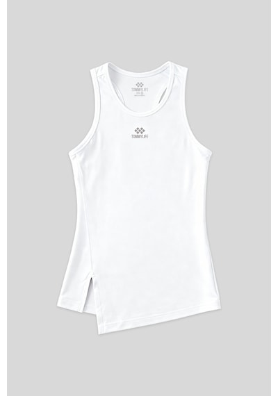 Tommylife Standart Kalıp O Yaka 2li Paket Siyah-beyaz Kadın Spor Atlet - 97256 Siyah - Beyaz