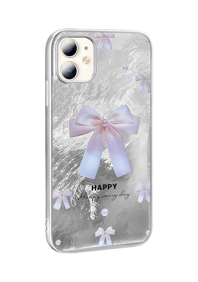 Apple     Uyumlu iPhone 11 Kılıf Desenli Zore Mep Kapak Gri Leopar