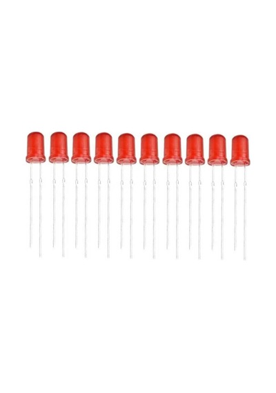 3mm Kırmızı Led Paketi - 100 Adet