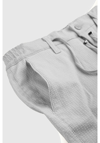 Deepsea Erkek Gri Likralı Gofre Kumaş Beli Lastikli İpli Slim Fit Günlük Pantolon 2600650 Gri Deepsea Erkek Gri Likralı Gofre Kumaş Beli Lastikli İpli Slim Fit Günlük Pantolon 2600650 Gri
