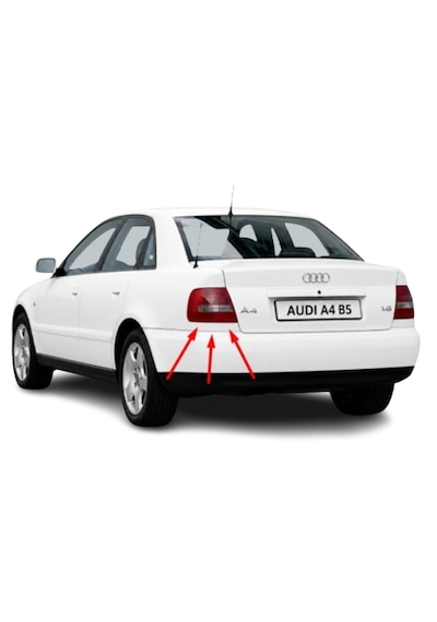 Audı A4 B5 Makyajlı 1999-2001 Tyc Marka Sağ Ve Sol Stop Takım 8d0945095g / 8d0945096g