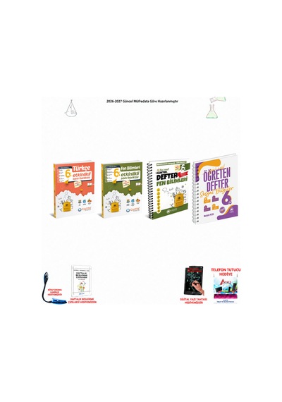 Çanta 6. Sınıf Tüm Dersler 131 4 Kitap Seti