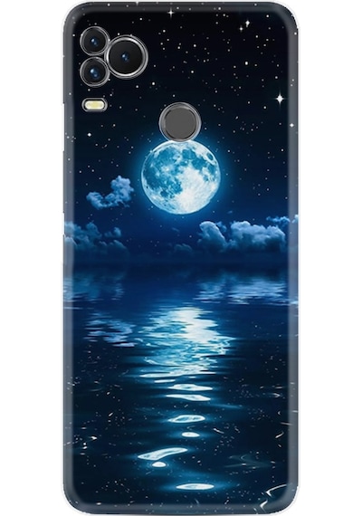 Omix X400 Kilif Resimli Silikon Night Moon 1133 551029897