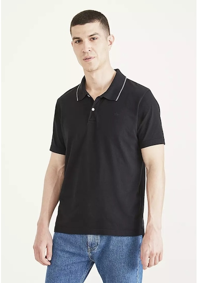 Dockers Erkek Polo Yaka T-shirt 25ya3027-0009 Siyah