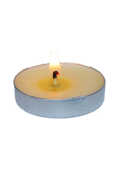 Tea Lights Beyaz Mum 5 Li 1 Paket Renkli