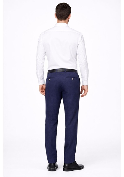 Classics Men Caserta Klasik Fit Likralı Erkek Tensel Pantolon - 7553 Lacivert