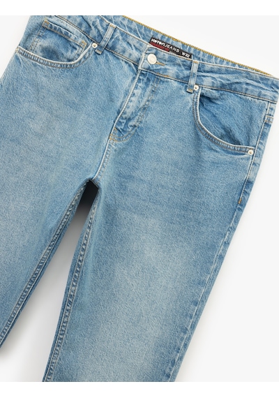 Koton Normal Bel Pamuklu Straight Fit Jean Pantolon - Mark Jean Açık İndigo 6wam40102nd Açık İndigo Koton Normal Bel Pamuklu Straight Fit Jean Pantolon - Mark Jean Açık İndigo 6wam40102nd Açık İndigo