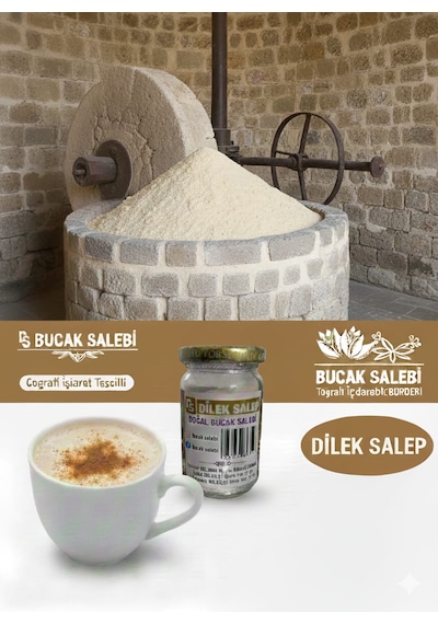 Meşhur Bucak Salebi,dilek Salep,salep 50g Hediye Kutulu,saf Salep