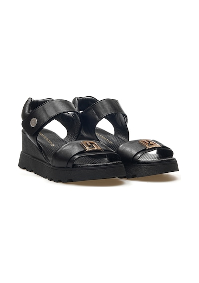 Mammamia Kadın Hakiki Deri Toka Detaylı Topuklu Günlük Sandalet 25y D25ys-2995 Z Siyah Siyah Mammamia Kadın Hakiki Deri Toka Detaylı Topuklu Günlük Sandalet 25y D25ys-2995 Z Siyah Siyah
