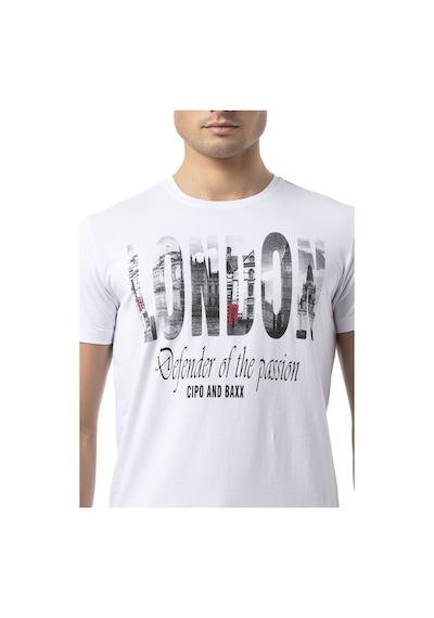 Ct826 London Vibe Street Men T-shirt WHITE