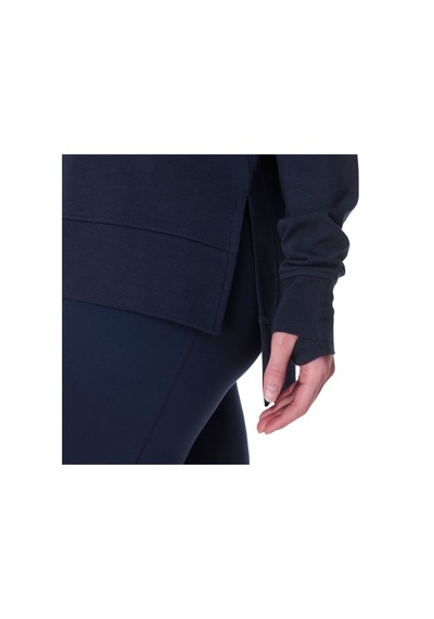 Sweaty Betty Sweaty Betty After Class Longline Sweatshir Kadın Mavi Sweatshirt 1085 Lacivert