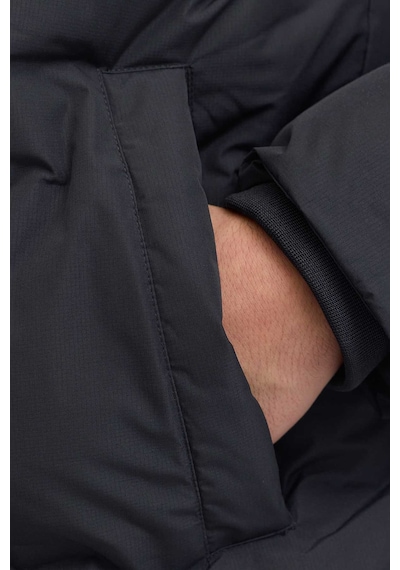 Jack & Jones Jjesoho Puffer Hood Sn Siyah Erkek Mont Siyah