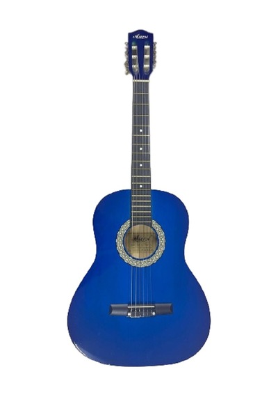 Klasik Gitar 3/4 Boy Mavi Sap Ayarlı Üst Kalite