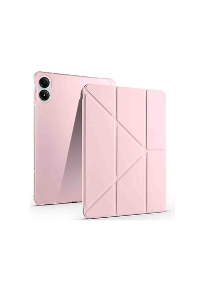 Fuchsia Honor Pad V9 Uyumlu 11.5 İnç Kalem Bölmeli Trifolding Tablet Kılıfı Kapaklı Kılıf