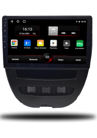 Oskodi Citroen C1 Android Carplay Multimedya 2007-2013 6gb Ram + 128gb Hafıza