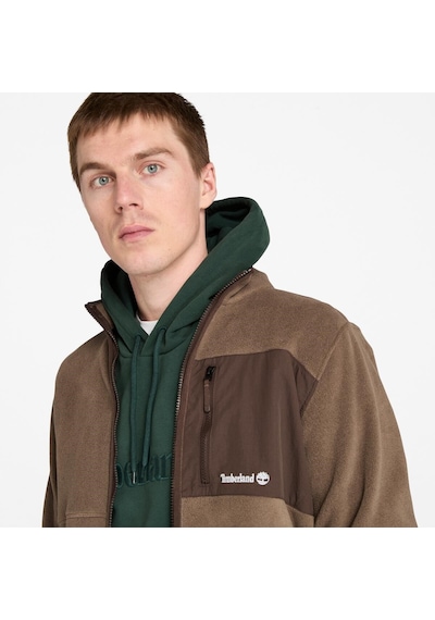 Timberland Sherburne Polartec 200 Mix Media Full Zi Erkek Ceket-33853 Kahverengi