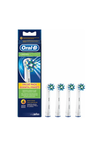 Oral-b Crossaction 4 Adet Şarjlı Diş Fırçası Yedek Başlığı