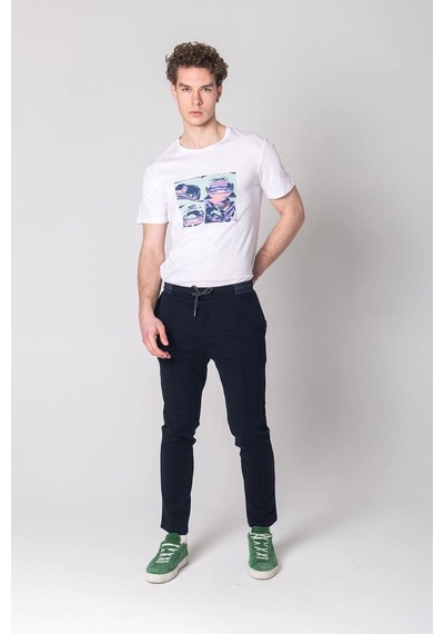 John Frank Travel T-shirt Siyah