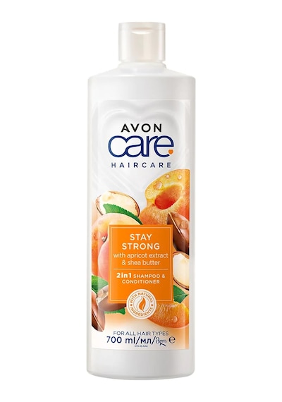 Avon Care Kayısı ve Shea Özü Şampuan ve Saç Kremi 700 ML