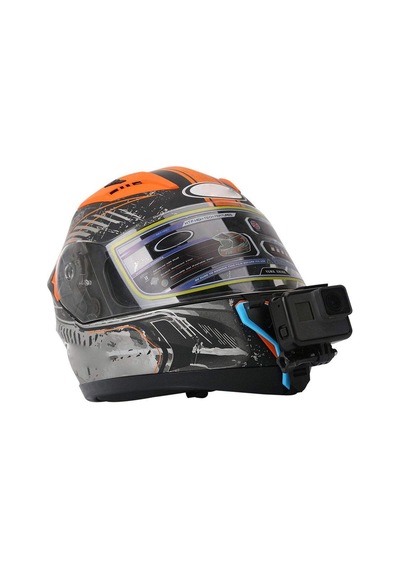 Gopro Hero 8 Hero 9 Motorcu Kask Çene Bağlantı Jaw Mount Gp523 Turuncu