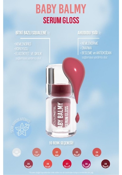 Pastel Show By Baby Balm Serum Gloss 35 Euphoria Dudak Parlatıcısı 35