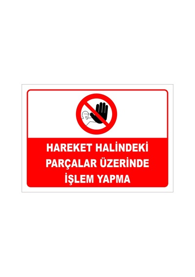 Hareket Halindeki Parçalar Üzerinde Işlem Yapma Levhası Levha 35x50 Cm Dekota 3 Mm