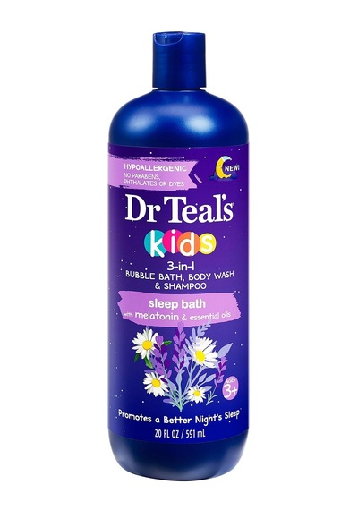 Dr.teals Kids Sleep Bath 3in1 Banyo Köpüğü + Vücut Şampuanı + Şampuan 591ML