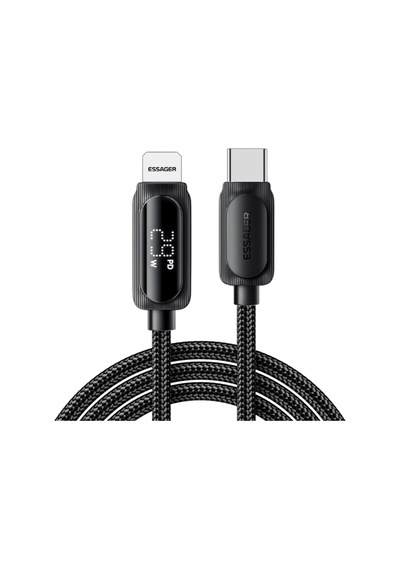 3 Metre 29w Pd 3a Type-c To Lightning Hızlı Şarj Ve Data Kablosu Dijital Güç Göstergeli 480mbps