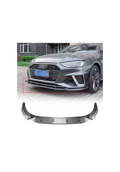 Autogp Audi A4 B9.5 Ön Tampon Altı Lip 3 Parça Kulaklı 2019+