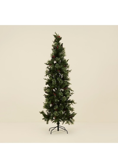 Karaca Home New Year Yılbaşı Karlı Kokina Ve Kozalaklı Yılbaşı Çam Ağacı 210 Cm 996 Dal