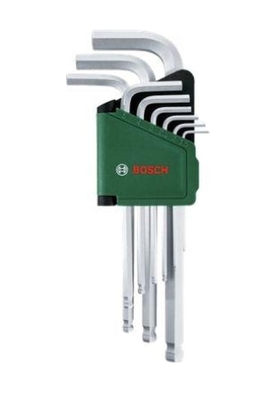 Bosch Alyan Anahtar Takımı Hex 9 Parça 1600a032v1