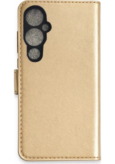 Newface Tecno Pova 4 Pro Trend S Plus Kapaklı Kılıf - Gold Altın
