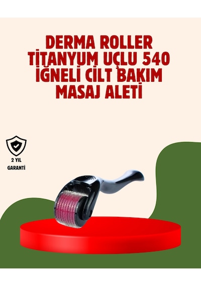 Mey İthalat Dermaroller 1 Mm Akne İzleri Ve Çatlak Giderici Cilt Bakım Aleti