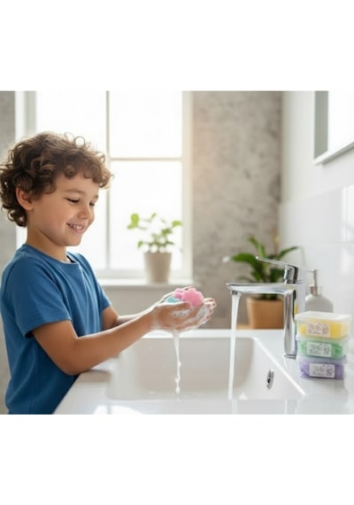 Mucit Home Renkli Taşınabilir Tek Kullanımlık Sabun - Kutusu Seyahat Ve Günlük Kullanım İçin Pratik El Sabunu Bahar Esintisi