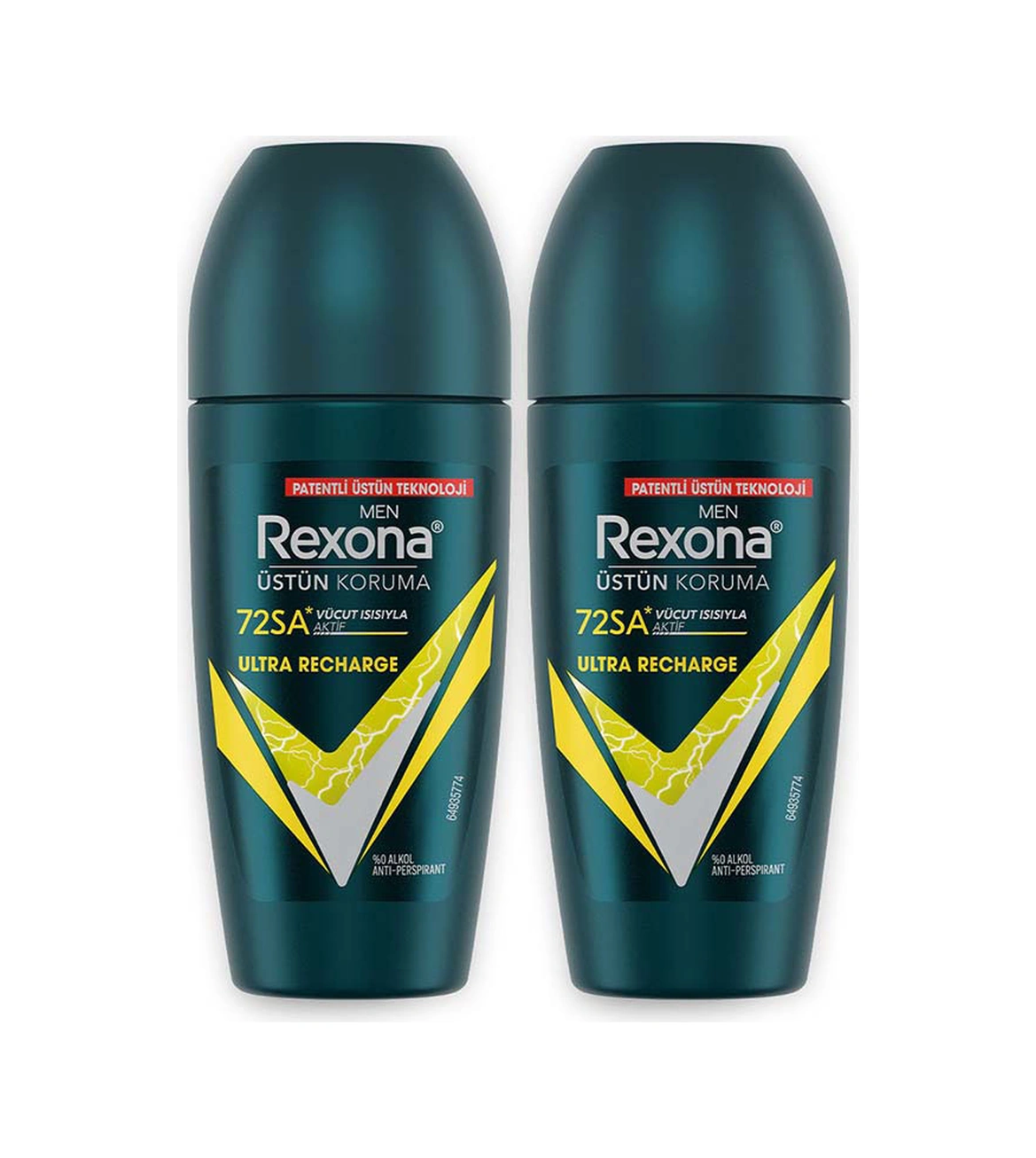 Rexona Ultra Recharge Erkek Roll-On Deodorant 2 x 50 ML