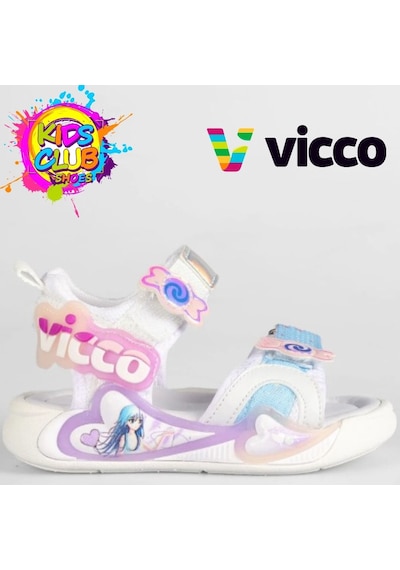 Vicco Arial Ortopedik Çocuk Sandalet Beyaz