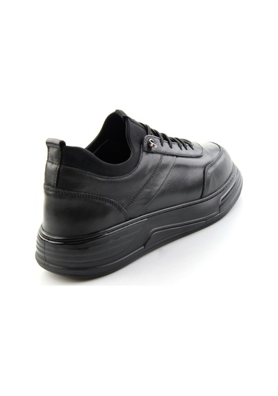 Bambi Siyah Napa Hakiki Deri Erkek Sneaker E01080205543
