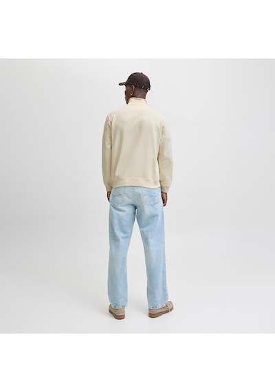 Jack & Jones Norrebro Erkek Krem Sweatshirt 12282899-anw Krem
