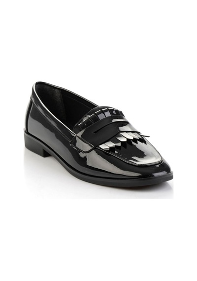 Siyah Kadın Loafer Ayakkabı K01212011098 Siyah