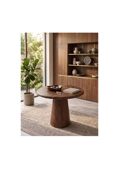 Aura Bohem 90x90 Mebran Mdf Masa / Konik Ayak Barok Barok