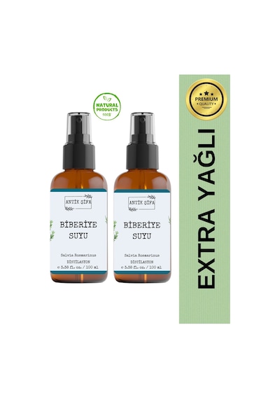 Biberiye Suyu 2 X 100ml - %100 Saf Biberiye Hidrosolü