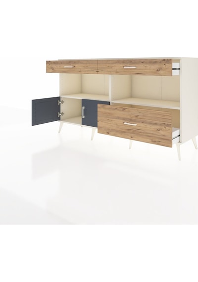 Hyperion Konsol 2 Raflı 3 Çekmeceli 2 Kapaklı 176x44x99 Aytaşı-an Aytaşı-antrasit/çam Hyperion Konsol 2 Raflı 3 Çekmeceli 2 Kapaklı 176x44x99 Aytaşı-an Aytaşı-antrasit/çam