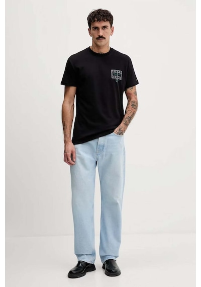 Tommy Jeans Erkek Tişört-dm0dm22319 Siyah