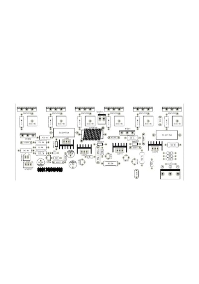 300 Watt Tek Kanal Mono Amfi Devre Kartı Yeşil