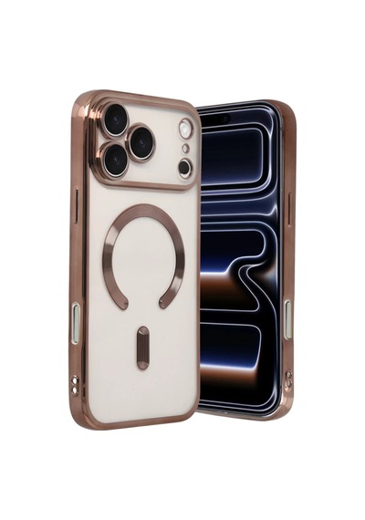 Newface Apple İphone 17 Pro Kross Magneticsafe Kapak - Çöl Titanyum