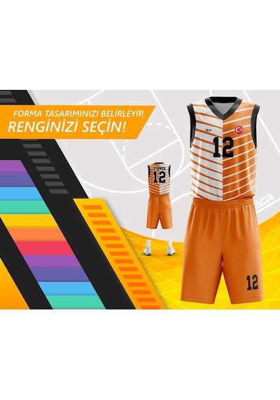 Acr Giyim Kişiye Özel Basketbol Forması - Dizayn : Çam